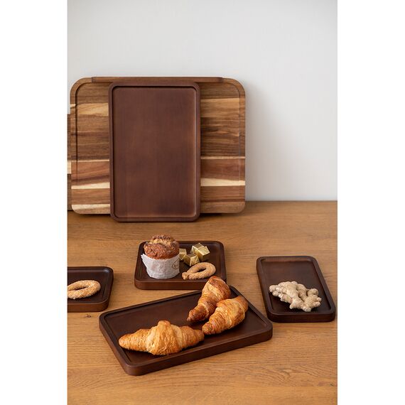 Поднос Bernt, 20х20 см, орех, Bergenson Bjorn, изображение 3