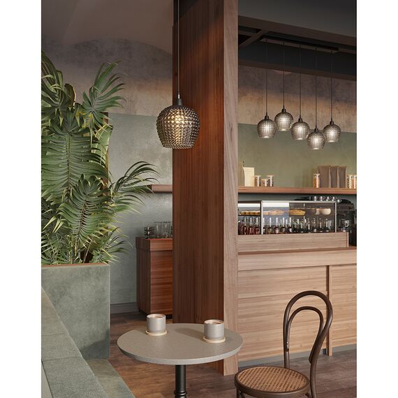 Светильник подвесной Aurora, 20 см, серый, Bergenson Bjorn, изображение 8