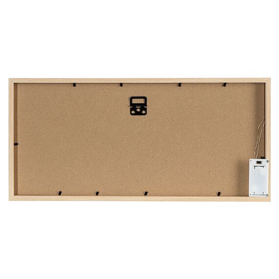 Рамка для фотографий с подсветкой Everyday, 23х49 см, белая/натуральное дерево, Bergenson Bjorn, изображение 3