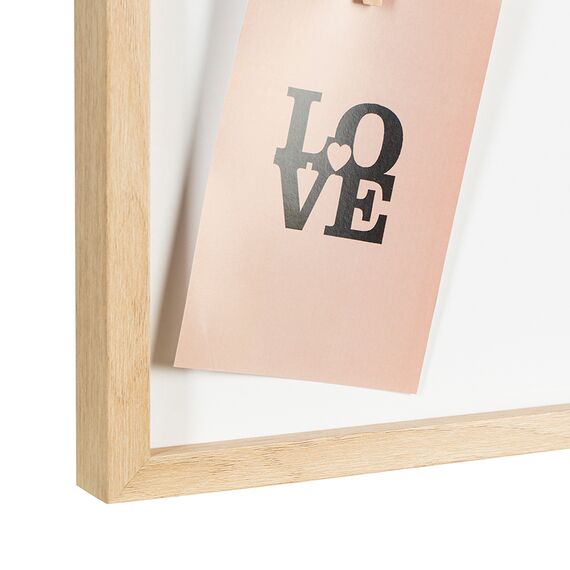 Рамка для фотографий с подсветкой Everyday, 23х49 см, белая/натуральное дерево, Bergenson Bjorn, изображение 4