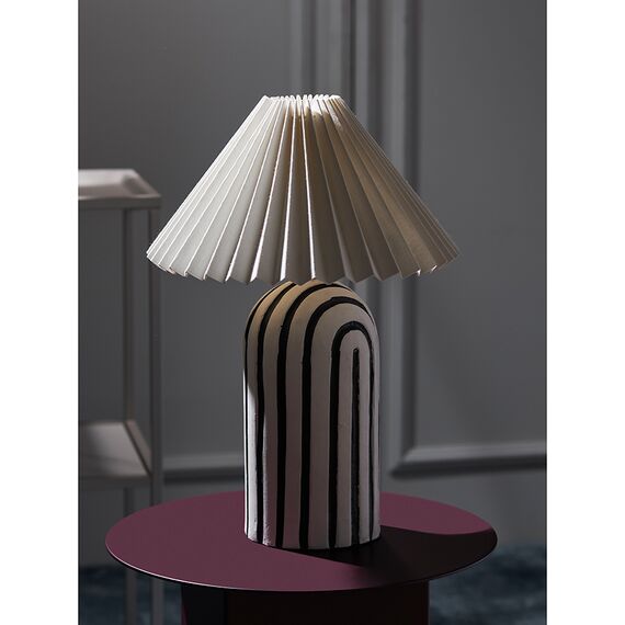 Светильник настольный Stripel, 30х44 см, черный/белый, Bergenson Bjorn, изображение 5