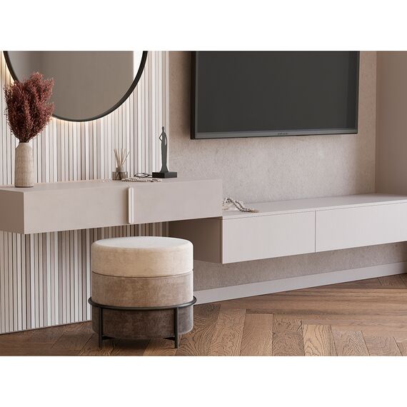 Пуф Norunn, шенилл, дымчато-серый, Bergenson Bjorn, изображение 7