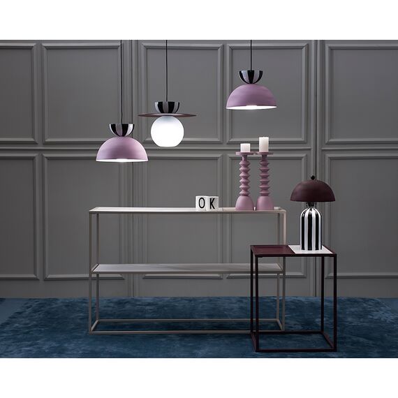 Светильник настольный Anniken, 25х38 см, черный/белый/сливовый, Bergenson Bjorn, изображение 3