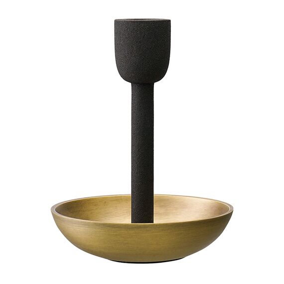 Подсвечник Fyr Bran, 15 см, черный/античная латунь, Bergenson Bjorn, изображение 5