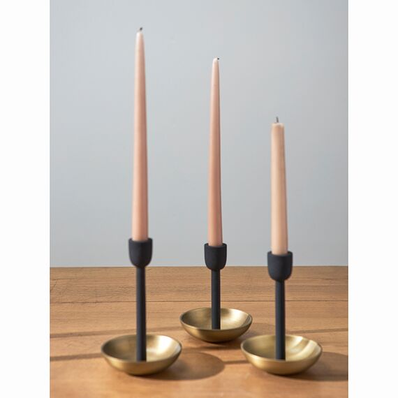 Подсвечник Fyr Bran, 15 см, черный/античная латунь, Bergenson Bjorn, изображение 4
