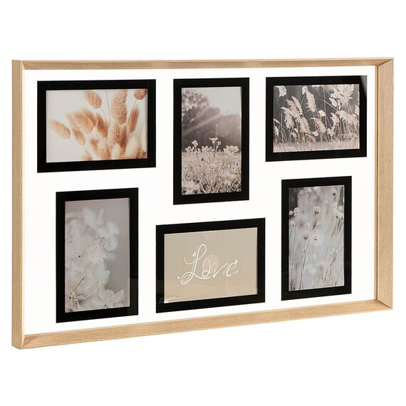 Рамка для фотографий Pleasant moments, 35х55 см, белая/натуральное дерево, Bergenson Bjorn, изображение 2