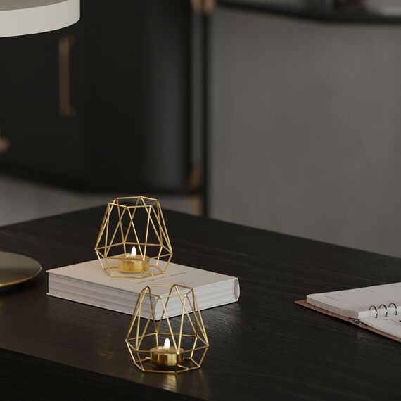 Подсвечник Krister, 10,5х9 см, латунь, Bergenson Bjorn, изображение 3