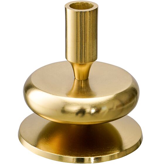 Подсвечник Stone, 13 см, золотистый, Bergenson Bjorn, изображение 2