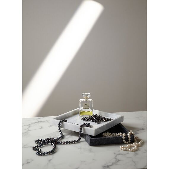 Поднос Marm, 25х25 см, белый мрамор, Bergenson Bjorn, изображение 2