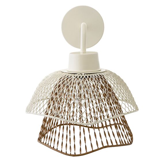 Светильник настенный Vinger, 25х30х33 см, белый/золотой, Bergenson Bjorn, изображение 4