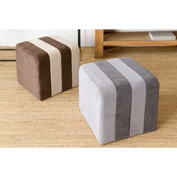 Пуф Idar, шенилл, коричнево-бежевый, Bergenson Bjorn, изображение 11