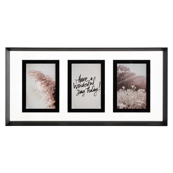 Рамка для фотографий Pleasant moments, 24х49 см, белая/черная, Bergenson Bjorn