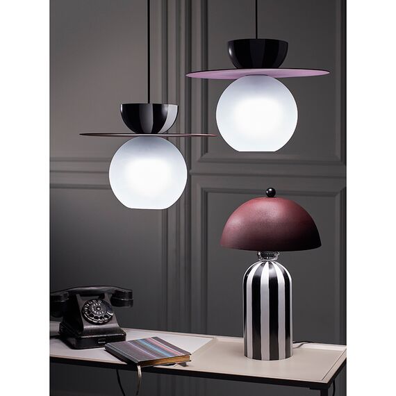 Светильник настольный Anniken, 25х38 см, черный/белый/сливовый, Bergenson Bjorn, изображение 4