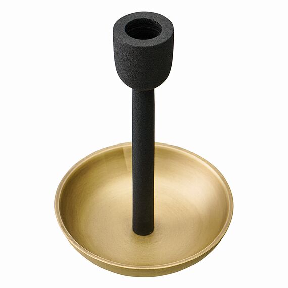 Подсвечник Fyr Bran, 17 см, черный/античная латунь, Bergenson Bjorn, изображение 6