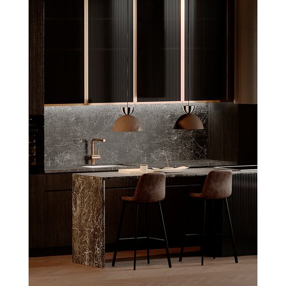 Светильник подвесной Anniken, 31х24 см, черный/белый/сливовый, Bergenson Bjorn, изображение 3