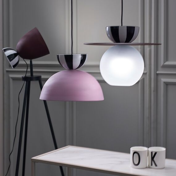 Светильник подвесной Anniken, 31х24 см, черный/белый/лиловый, Bergenson Bjorn, изображение 4