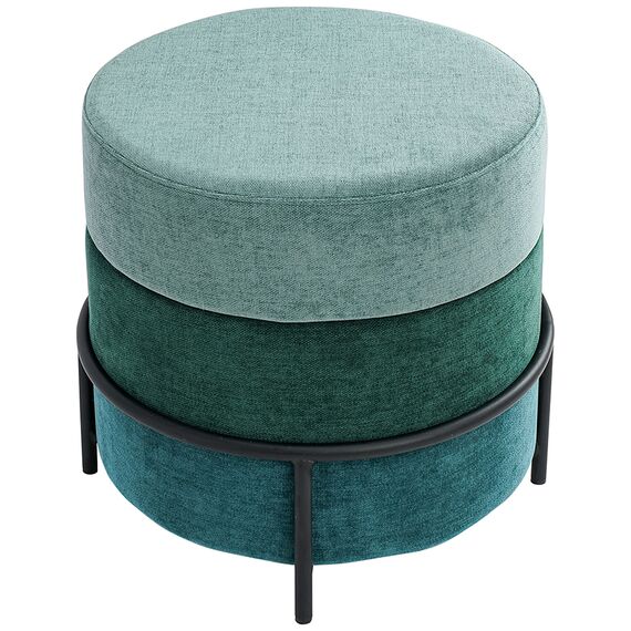 Пуф Norunn, шенилл, мятно-бирюзовый, Bergenson Bjorn, изображение 4