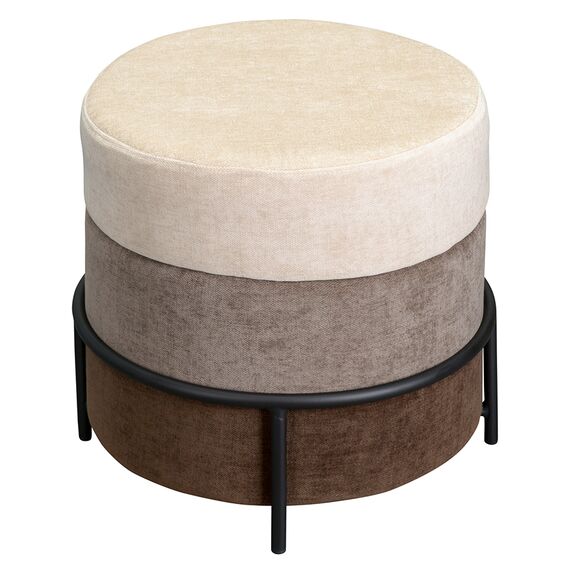 Пуф Norunn, шенилл, бежево-коричневый, Bergenson Bjorn, изображение 7