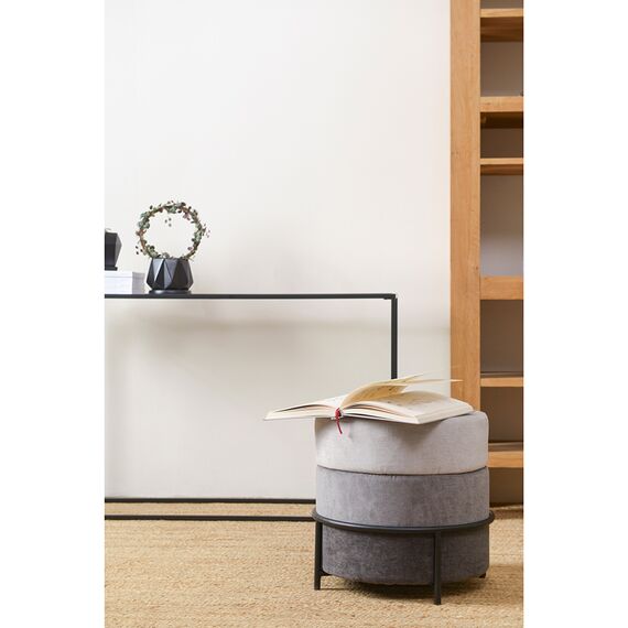 Пуф Norunn, шенилл, дымчато-серый, Bergenson Bjorn, изображение 3