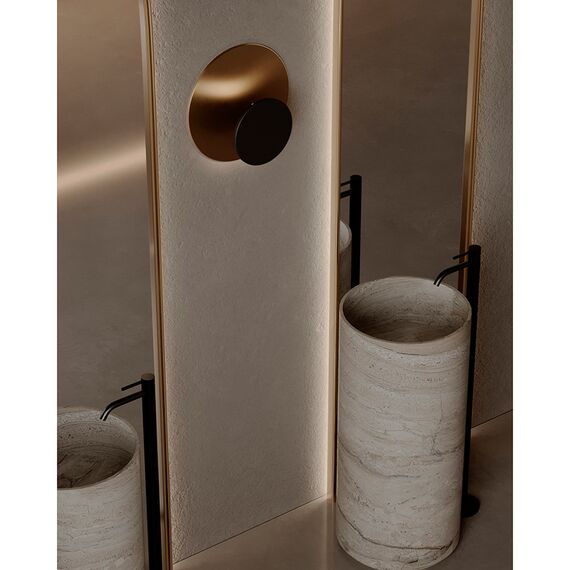 Светильник настенный Stone, 35,5х15,5 см, черный/золотистый, Bergenson Bjorn, изображение 3