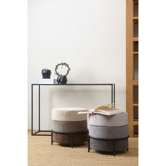 Пуф Norunn, шенилл, дымчато-серый, Bergenson Bjorn, изображение 2