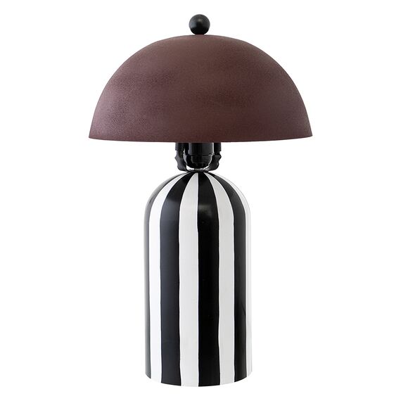 Светильник настольный Anniken, 25х38 см, черный/белый/сливовый, Bergenson Bjorn