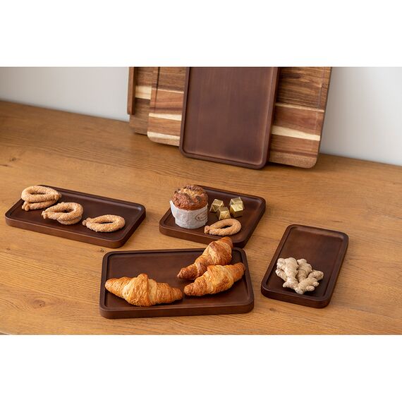 Поднос Bernt, 20х20 см, орех, Bergenson Bjorn, изображение 4