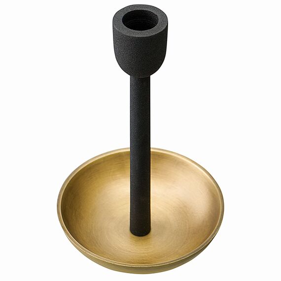 Подсвечник Fyr Bran, 19 см, черный/античная латунь, Bergenson Bjorn, изображение 4