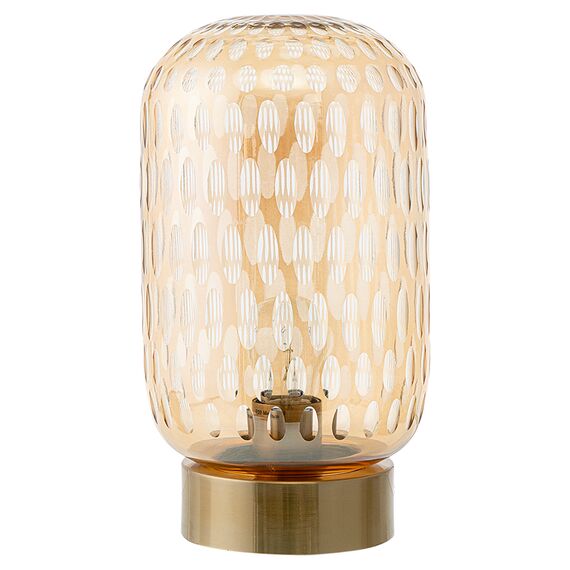 Светильник настольный Mystic Aura, 19х32 см, янтарно-золотой, Bergenson Bjorn