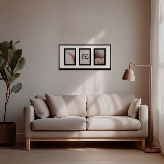 Рамка для фотографий Pleasant moments, 24х49 см, белая/черная, Bergenson Bjorn, изображение 2