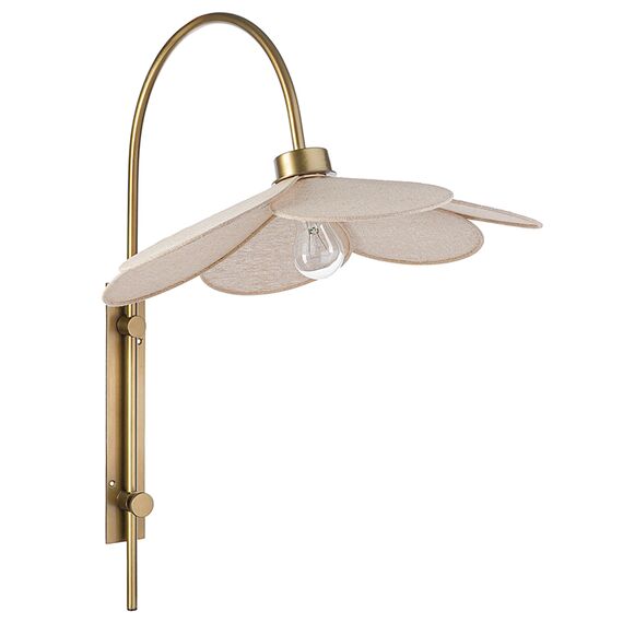 Светильник настенный Kamille, 55х67 см, бежевый, Bergenson Bjorn