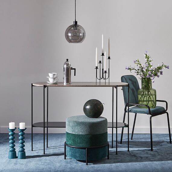 Пуф Norunn, шенилл, мятно-бирюзовый, Bergenson Bjorn, изображение 7