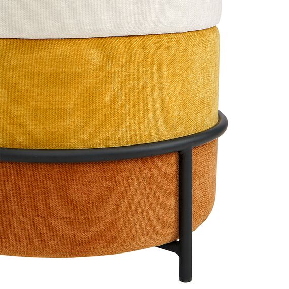 Пуф Norunn, шенилл, тыквенный, Bergenson Bjorn, изображение 5