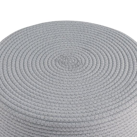 Пуф Devy, 40х40 см, бежевый/серый, Bergenson Bjorn, изображение 9