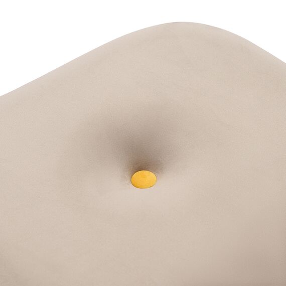 Пуф Pea, велюр, бежевый/желтый, Bergenson Bjorn, изображение 11