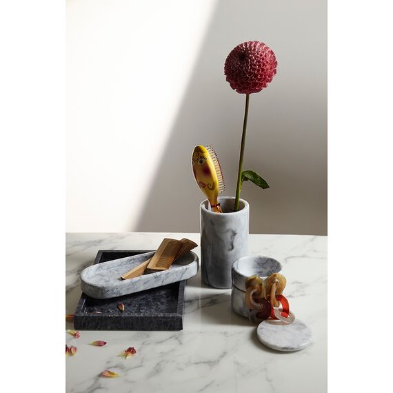 Поднос Marm, 25х10 см, белый мрамор, Bergenson Bjorn, изображение 2