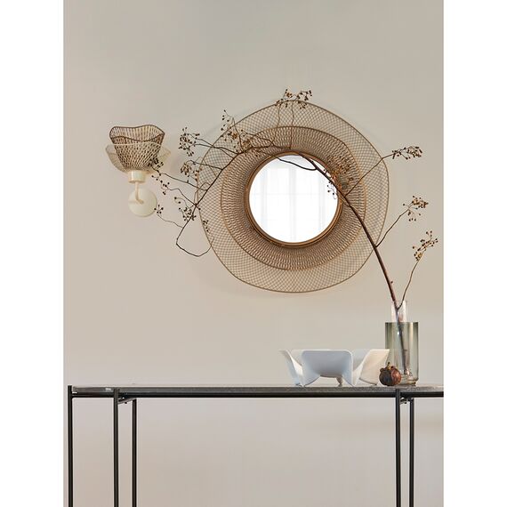 Светильник настенный Vinger, 25х30х33 см, белый/золотой, Bergenson Bjorn, изображение 3