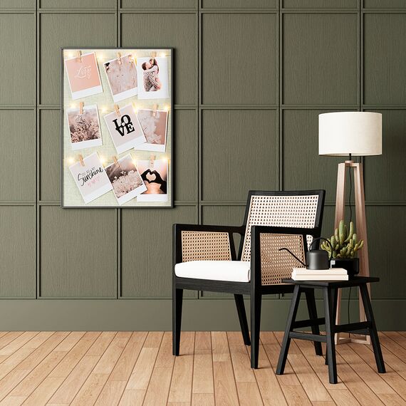 Рамка для фотографий с подсветкой Everyday, 38х52 см, белая/черная, Bergenson Bjorn, изображение 2