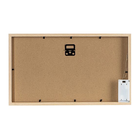 Рамка для фотографий с подсветкой Everyday, 22х38 см, белая/натуральное дерево, Bergenson Bjorn, изображение 5