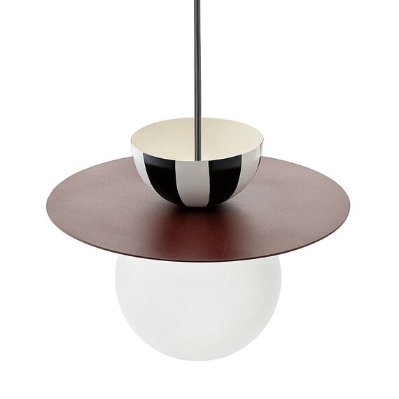 Светильник подвесной Anniken, 36х28 см, черный/белый/сливовый, Bergenson Bjorn, изображение 11