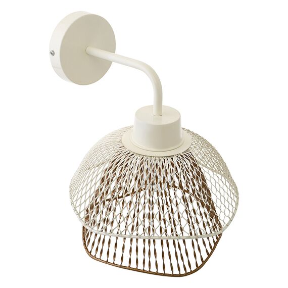 Светильник настенный Vinger, 25х30х33 см, белый/золотой, Bergenson Bjorn, изображение 5