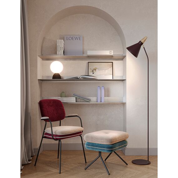 Пуф Pea, велюр, бежевый/сине-зеленый, Bergenson Bjorn, изображение 4