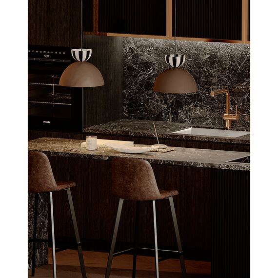 Светильник подвесной Anniken, 31х24 см, черный/белый/сливовый, Bergenson Bjorn, изображение 4