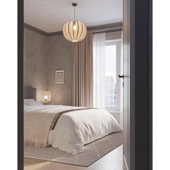 Светильник подвесной Texture Rib, 48 см, бежевый, Bergenson Bjorn, изображение 15