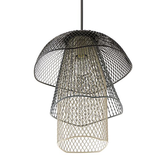 Светильник подвесной Vinger, 28х37 см, черный/серый/белый, Bergenson Bjorn, изображение 7