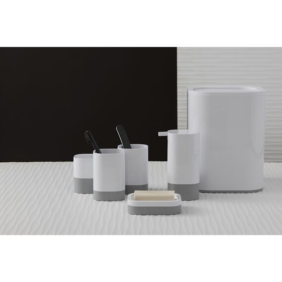 Стакан для зубных щеток Tyer, 470 мл, белый/серый, Bergenson Bjorn Bath, изображение 8