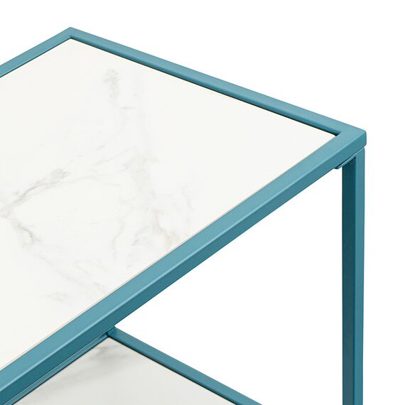 Стол консольный Mayen, 120х35х76 см, белый/бирюзовый, Bergenson Bjorn, изображение 9