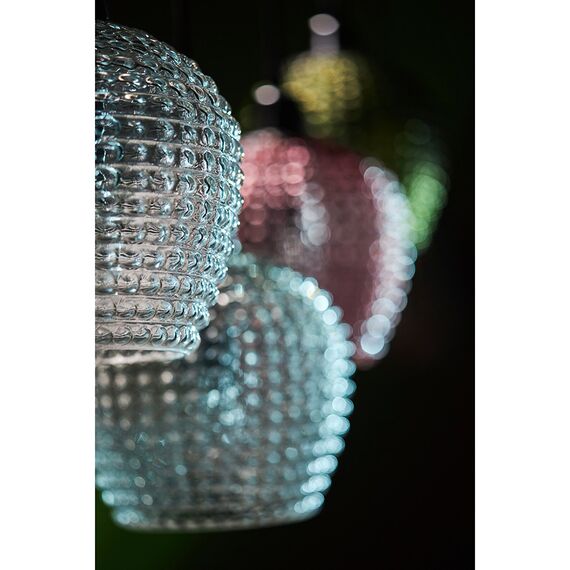 Светильник подвесной каскадный Aurora, 110х18 см, сливовый/зеленый/серый, Bergenson Bjorn, изображение 14