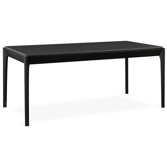 Стол обеденный Aska, 85х180 см, черный, LATITUDE