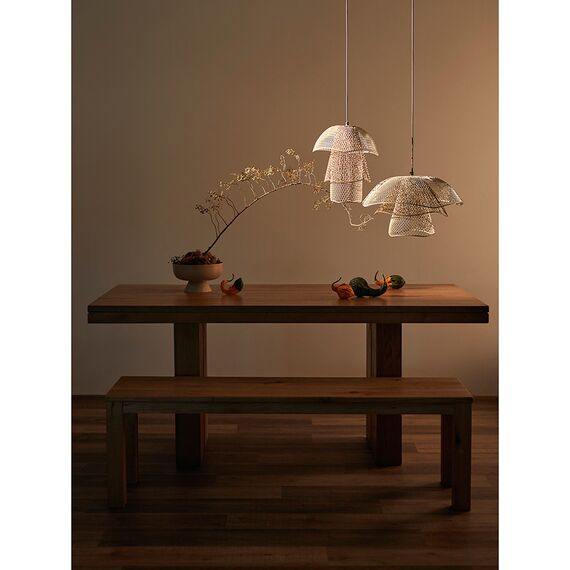 Светильник подвесной Vinger, 48х30 см, белый/бежевый/золотой, Bergenson Bjorn, изображение 3